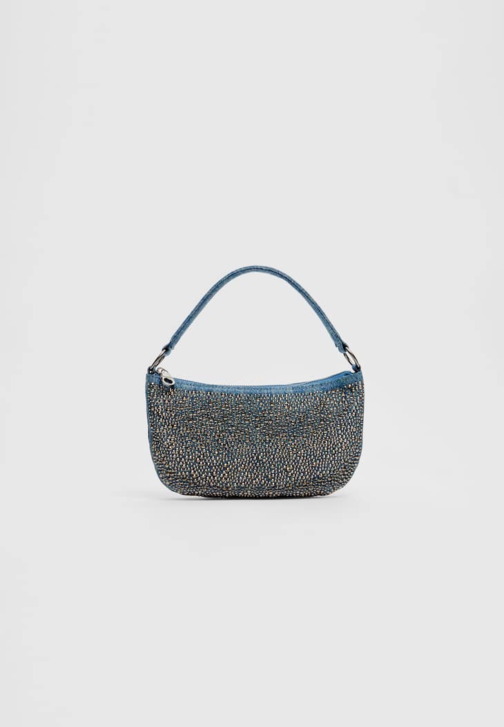 Bolsa pequena com strass