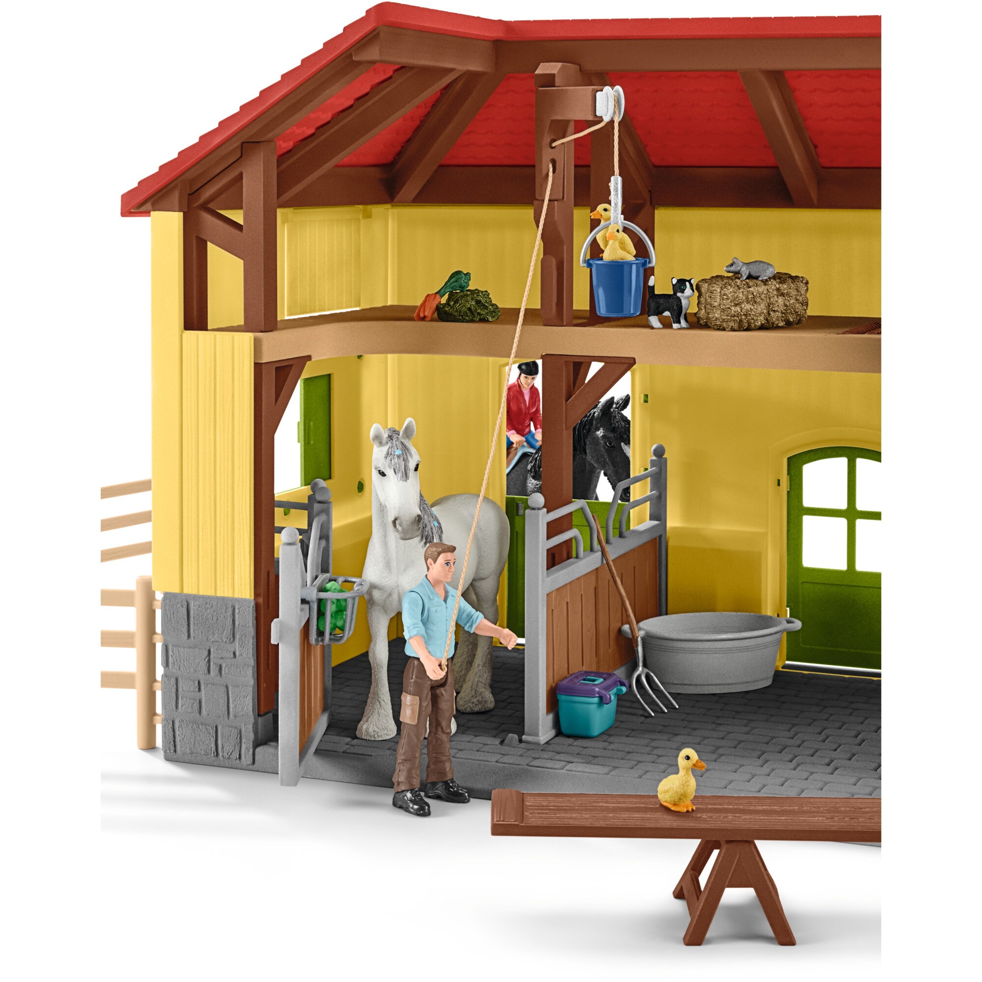 Schleich Spielfigur Farm World Pferdestall