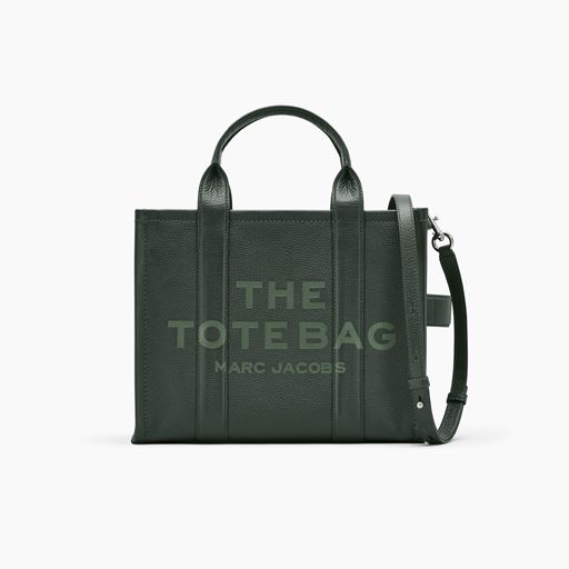 Marc Jacobs The Leather Medium Tote Bag, Ivy