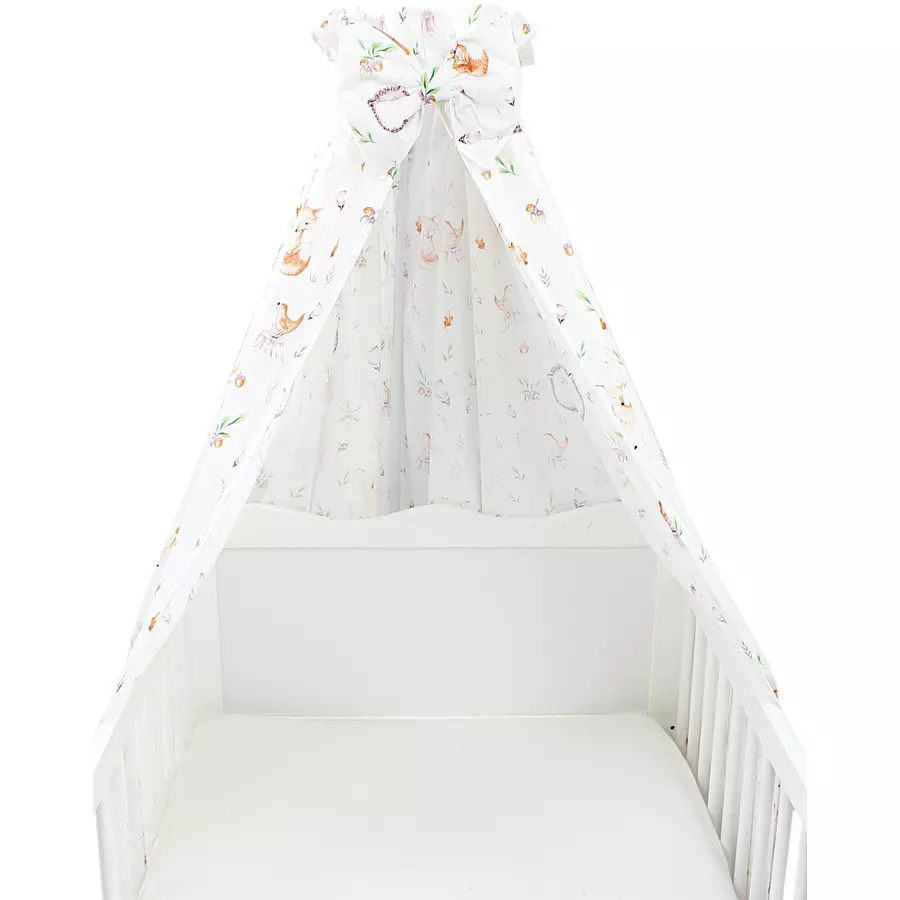 TupTam Babybett Himmel mit Schleifchen hellgrün