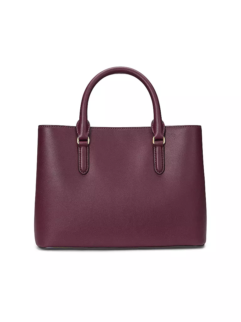 LAUREN RALPH LAUREN Ledertasche - Henkeltasche MARCY 26 Small dunkelrot