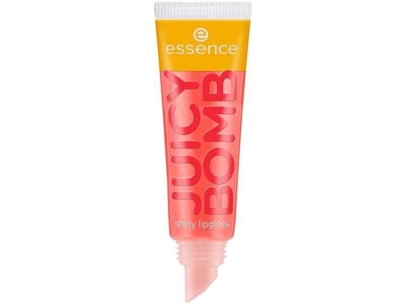 essence Lip Booster Juicy bomb shiny 103 Proud Papaya Lipgloss mit fruchtigem Duft und hochglänzendem Finish