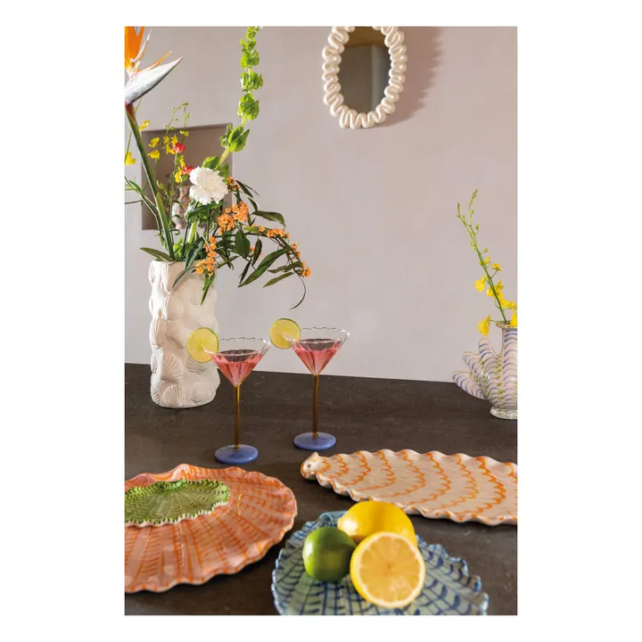 &Klevering Miroir Dribble | Blanc