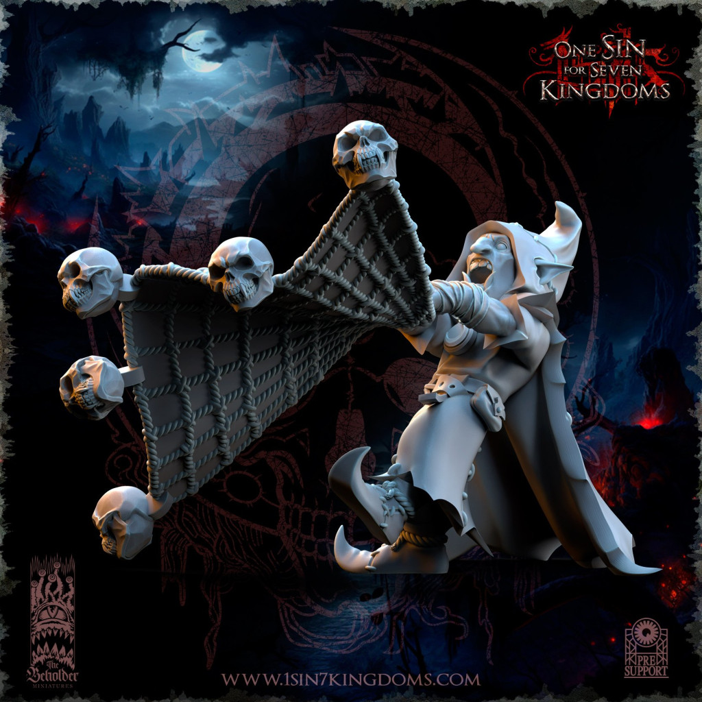 The Beholder Miniatures - Gobelins - Lanceurs de Filets