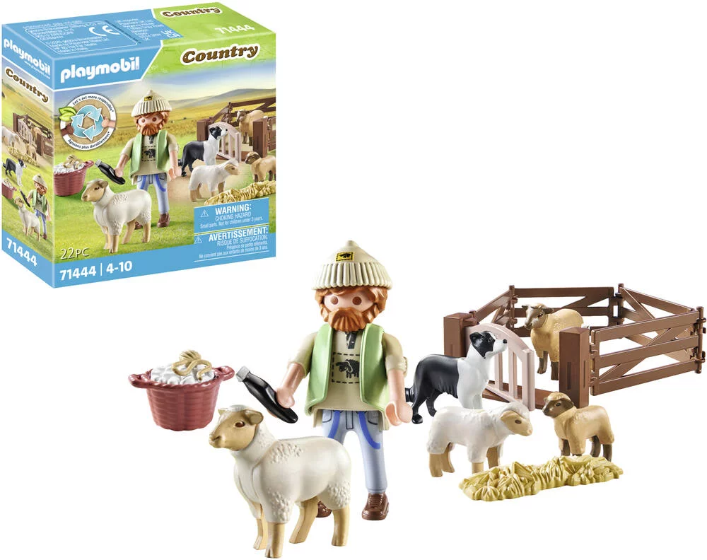 BERGER AVEC MOUTONS - 71444