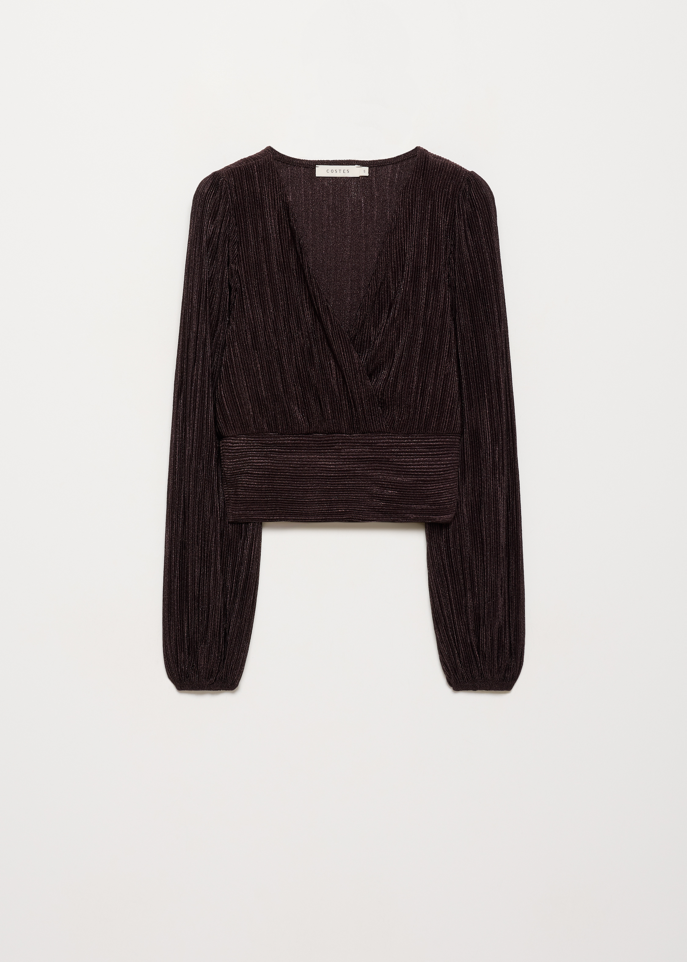 Lurex plissé top