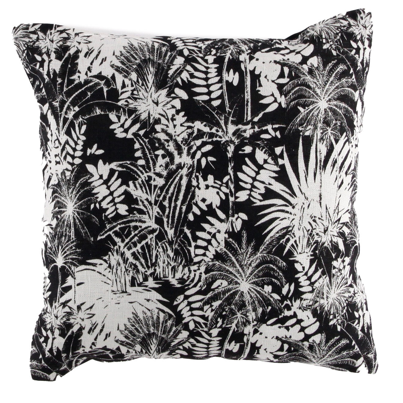 Haomy Housse de coussin en Lin & Coton Ahe blanche - 45x45 cm