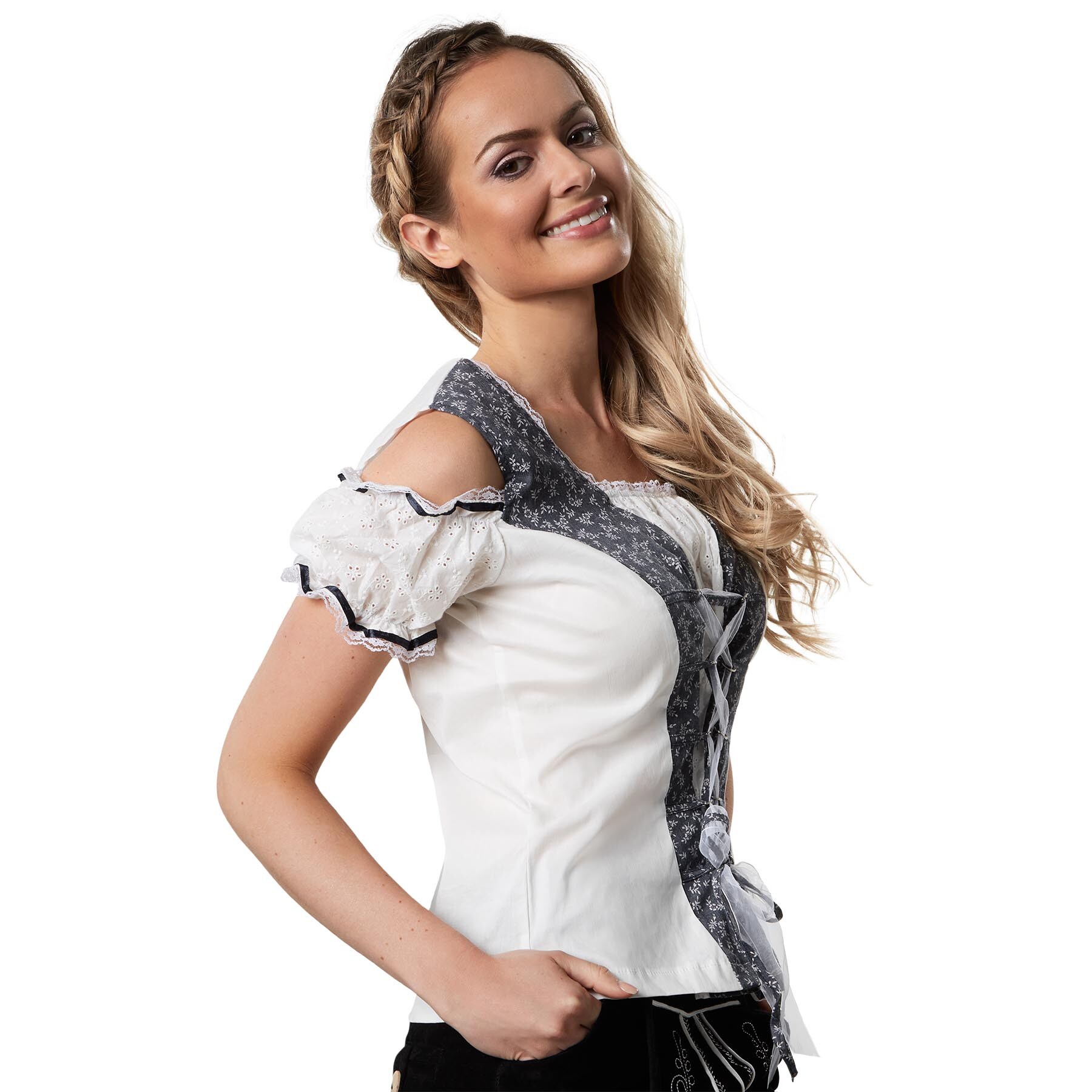 tectake® Trachtenbluse Zenzi