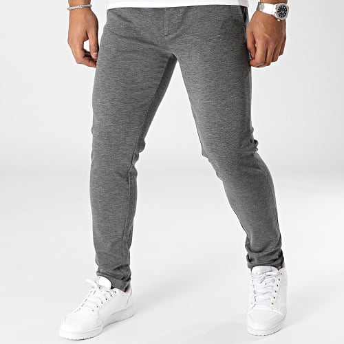 Pantalon Chino Slim Dave Barro 21107660 Gris Anthracite Chiné
