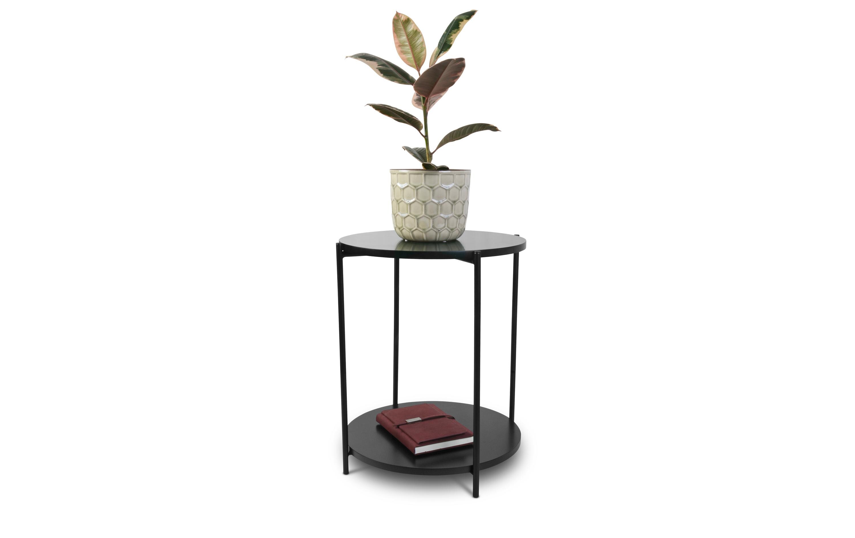 Beistelltisch Ø 40 cm, SchwarzCouchtisch