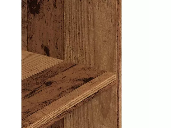 Support d'aquarium vieux bois 80x35x60 cm bois d'ingénierie