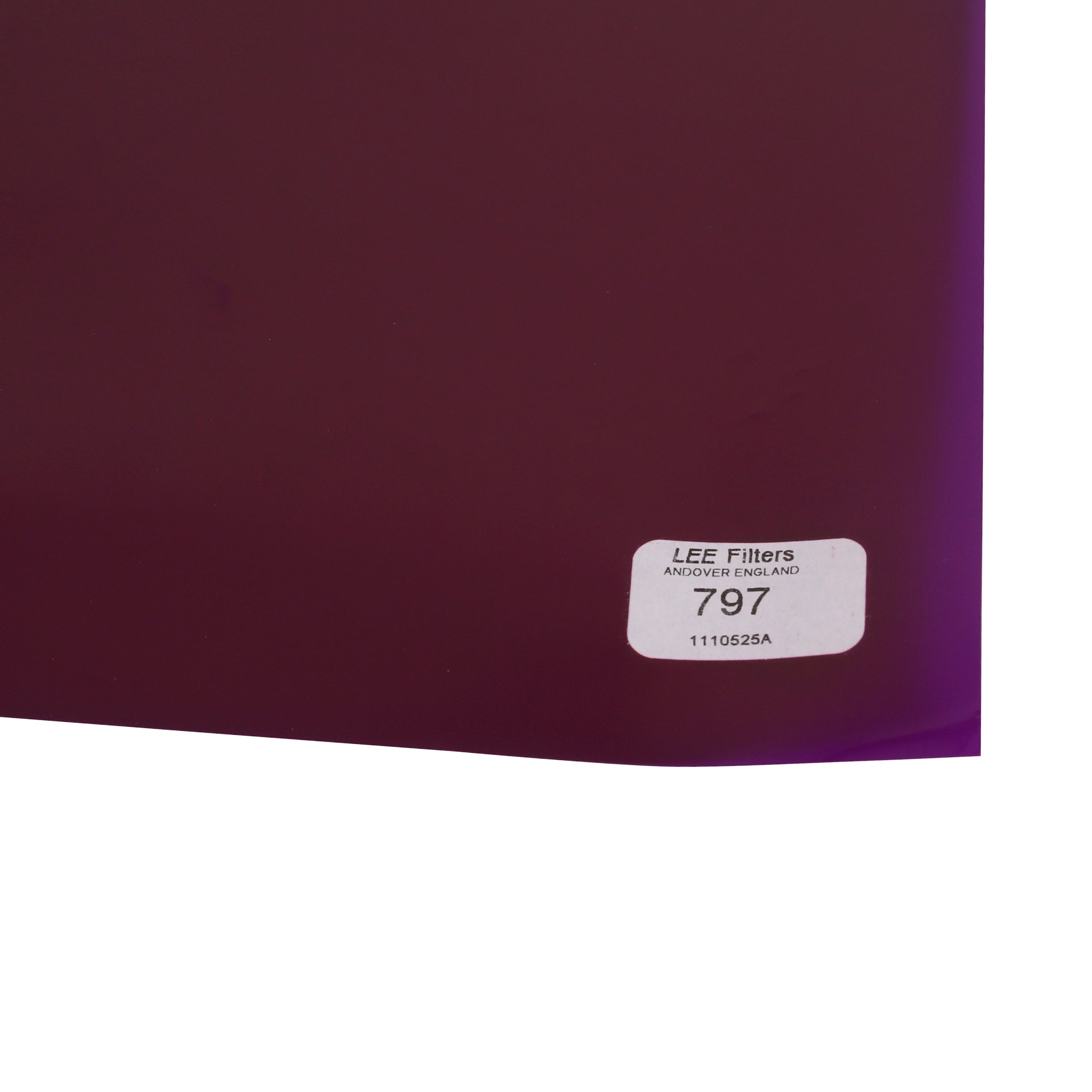LEE filter 120 x 50cm 797 deep purple