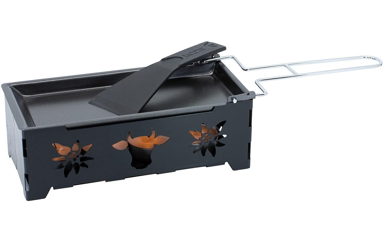 Teelicht-Raclette 2go Muh Dunkelgrün, SchwarzKerzenraclette