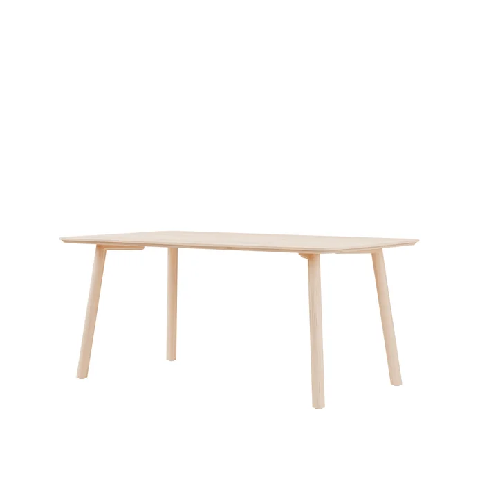 OUT Objekte unserer Tage - Meyer 23 Tisch Medium 160 x 92 cm, Esche gewachst mit Weisspigment
