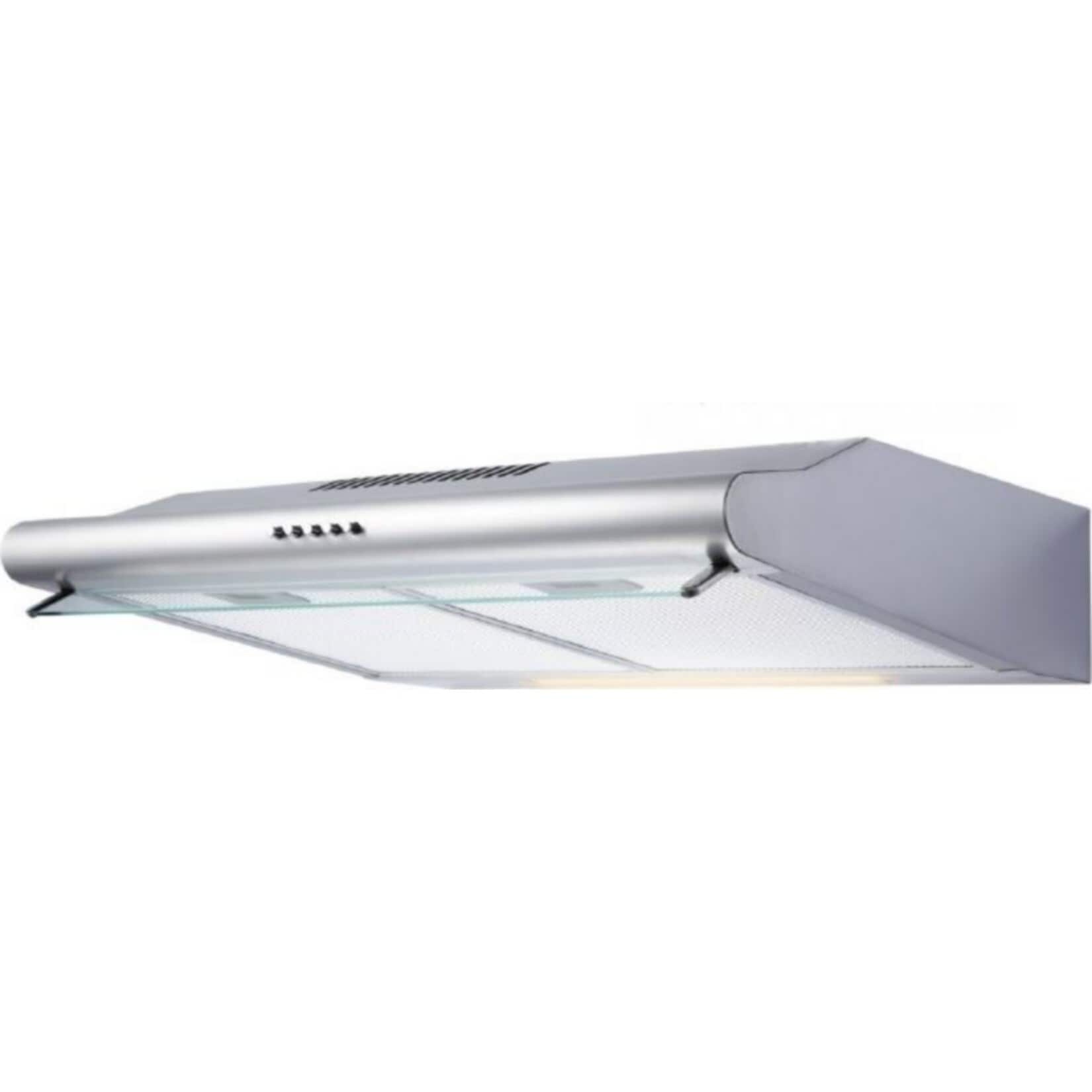 PKM KHU-601 Dunstabzugshaube 60cm Glaswrasenschirm Umluft Abluft Unterbau LED