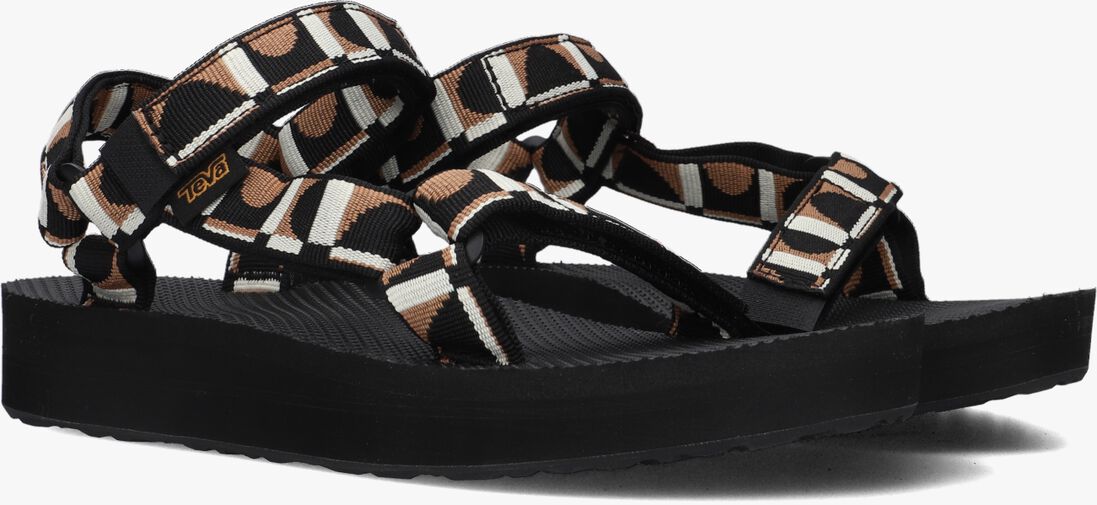 TEVA zwarte teva sandalen w midform universal