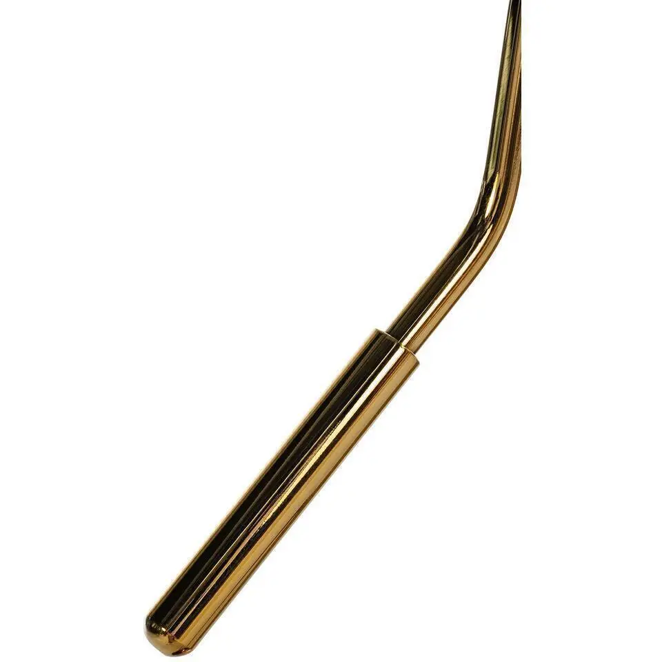 CLP Set van 2 Barkruk Braga goud Frame - Fluweel - creme