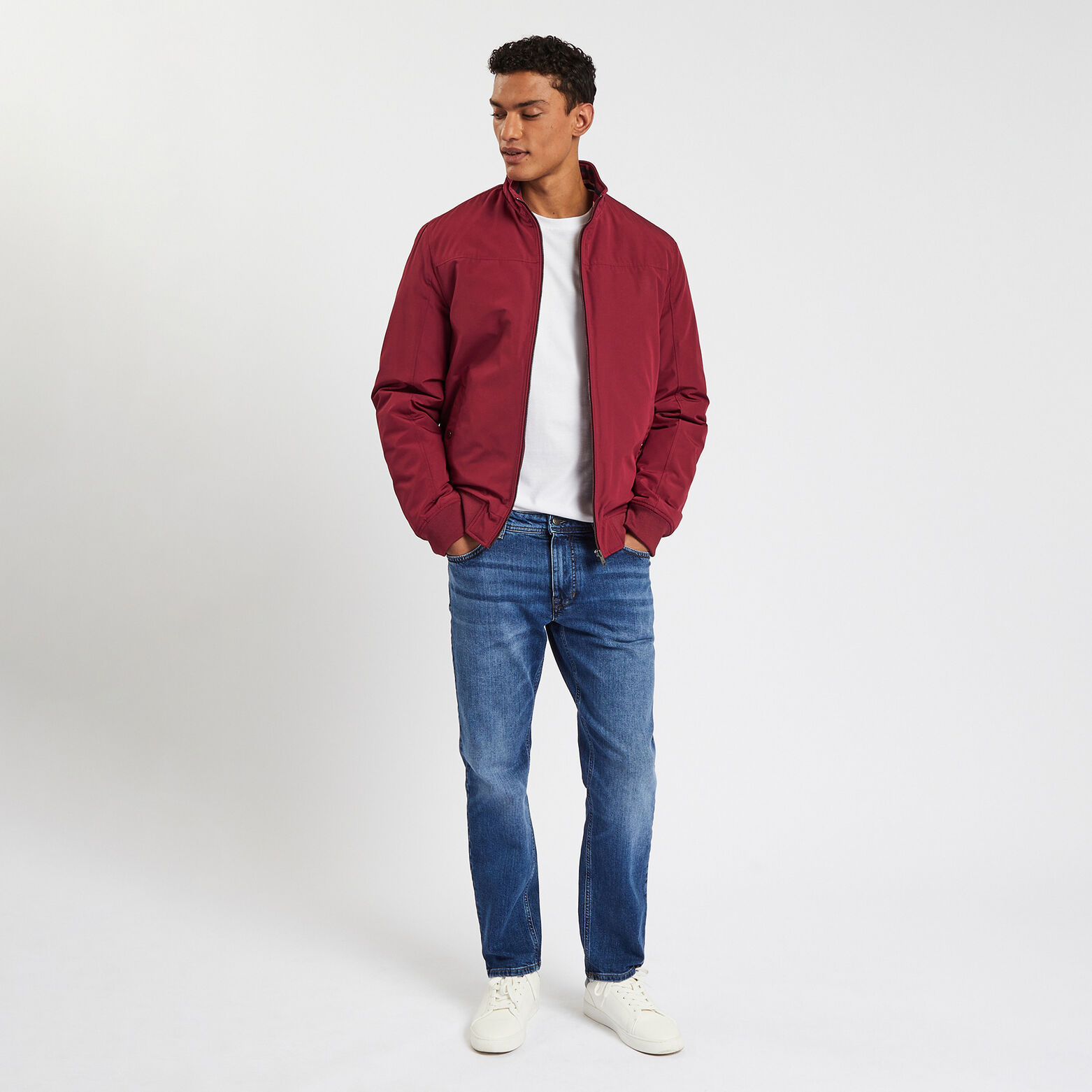 Jean straight 3 longueurs Bleu
