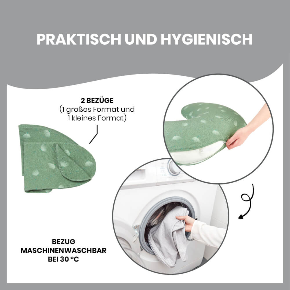 B.Love 2-in-1 Stillkissen Wind Green