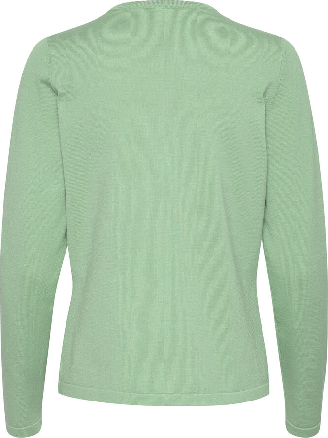 Saint Tropez A8661, MilaSZ R-Neck Cardigan Zephyr green