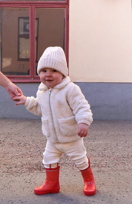 Babblarna Bobbo Gummistøvler, Rød