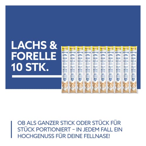 GimCat Sticks Lachs & Forelle 10 St.