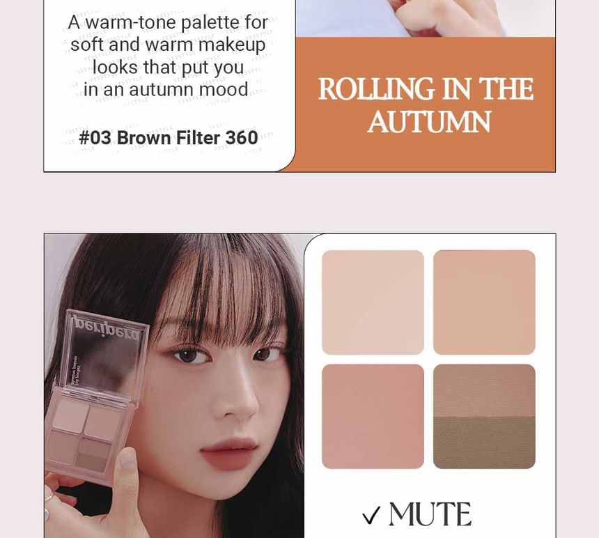 peripera - Ink Pocket Shadow Palette - 7 Types