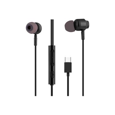T'nB C-BUDS - Kit main libre - Ecouteurs filaire avec micro - intra-auriculaire - noir