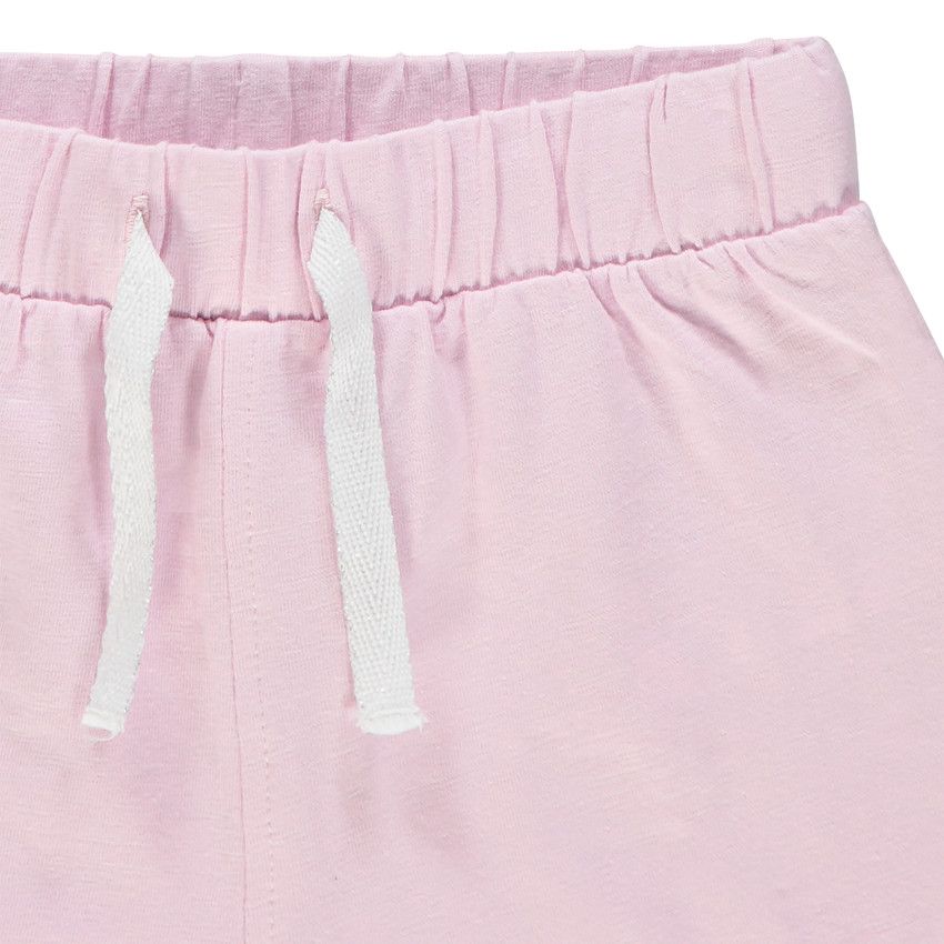Short en molleton uni - Lilas