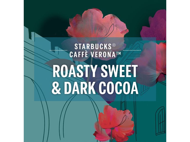Starbucks Kaffeekapseln Caffè Verona Dark Roast 12 x 10 Stü Kaffeekapseln für Nespresso Maschinen