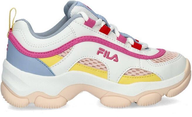 Fila Strada Dreamster Sneakers wit Imitatieleer Dames
