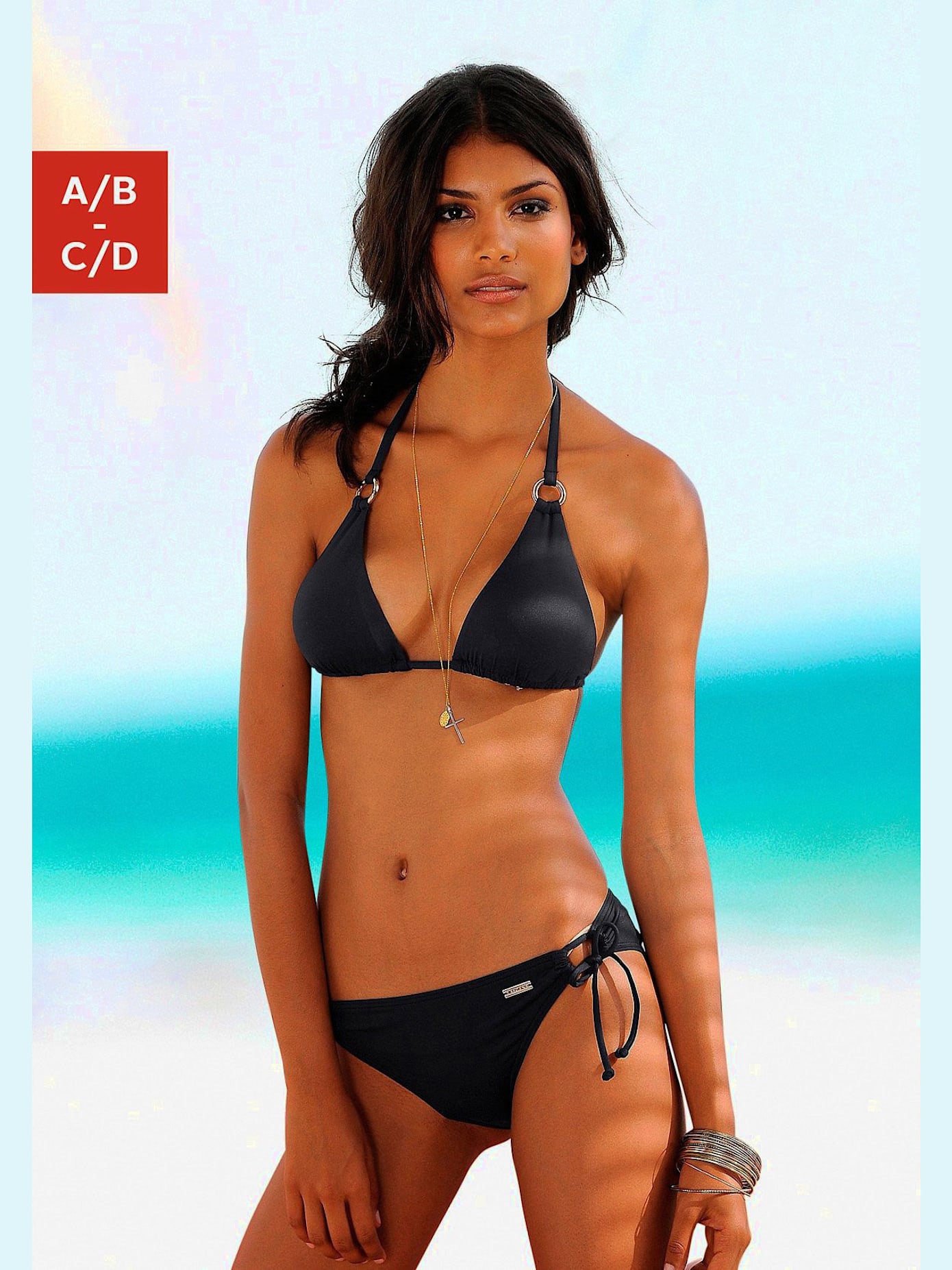Haut de bikini triangle bonnets amovibles