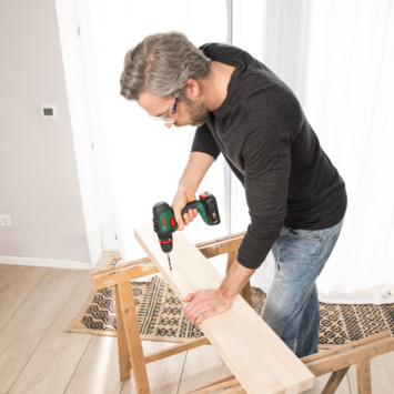 Bosch 18V accuboormachine brushless AdvancedDrill met 3-delige adapterset (Incl. 2 accu's 2.5Ah + lader)