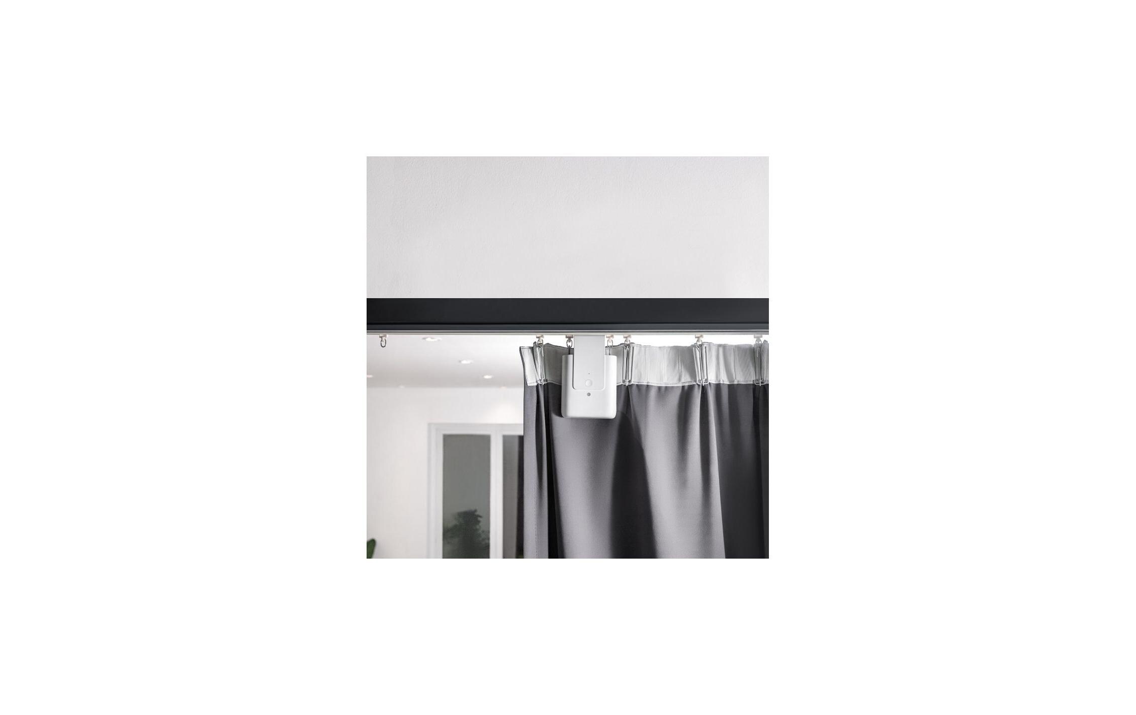 Smart Home Vorhangfahrer (Track Version) E1 Weiss Zigbee 3.0Smart Vorhang Steuerung (Schienen Version)