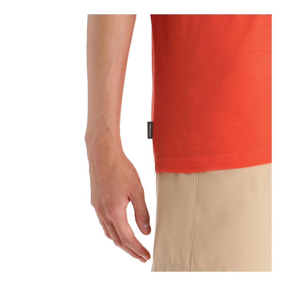 Icebreaker TECH LITE II - Tee-shirt Homme vibrant earth