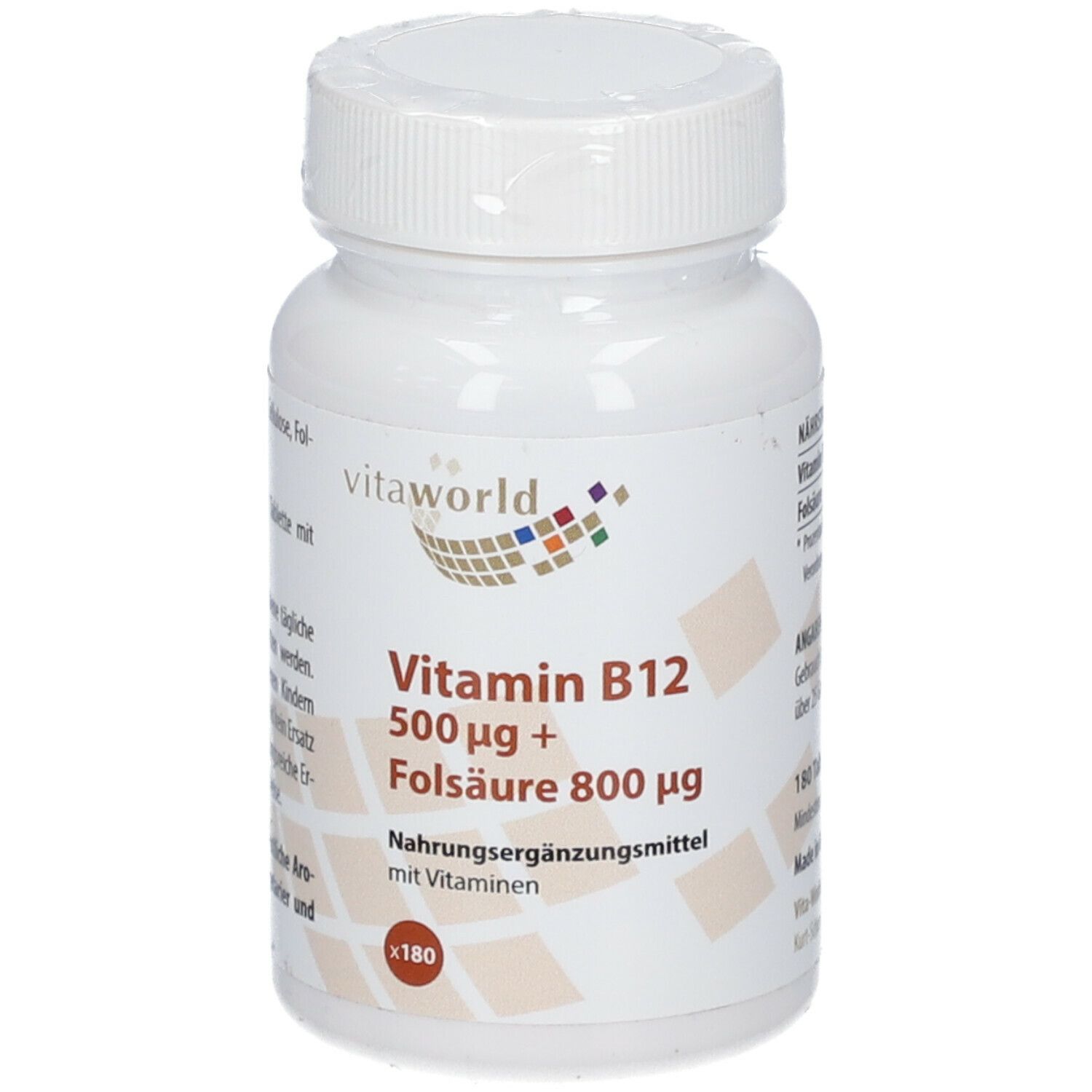 Vitamin B12 500 µg + Folsäure