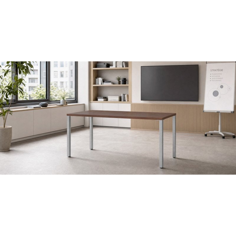 Table de séminaire Confort pied fixe L 150 cm