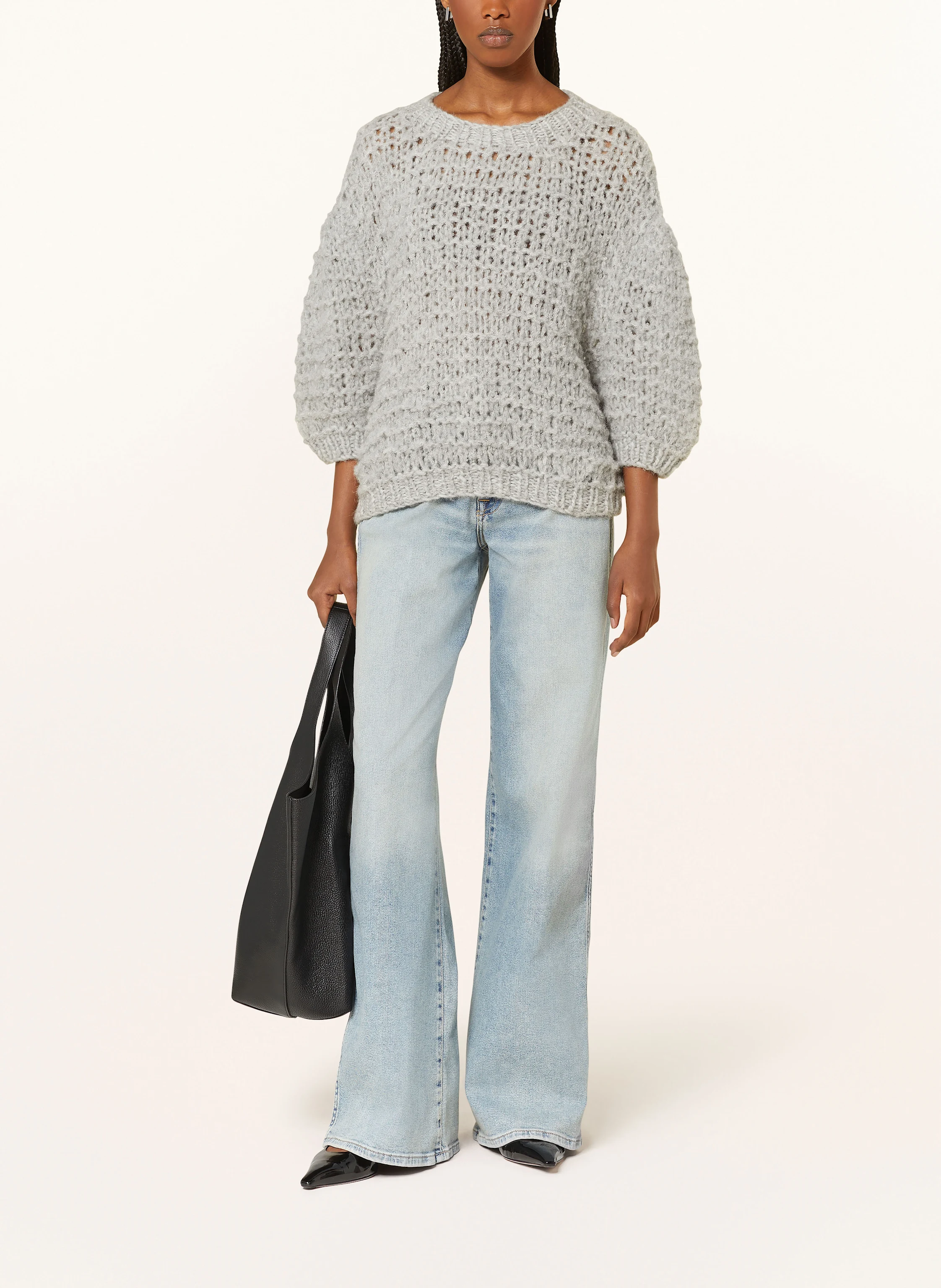 MAIAMI Alpaka-Pullover mit 3/4-Arm