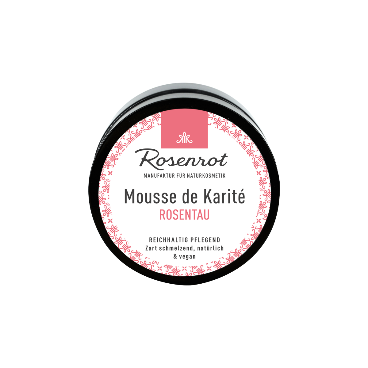 Rosenrot  Mousse de Karité Rosentau, 100 ml