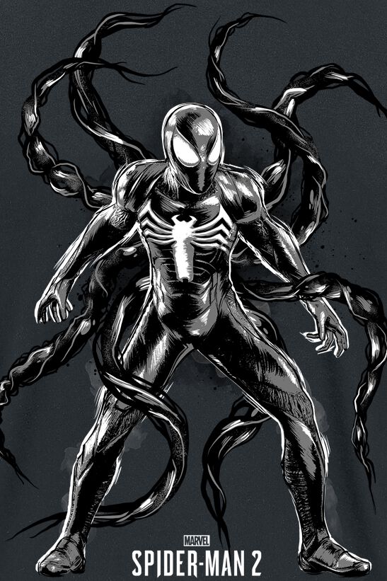 Marvel Games - Spider-Man 2 - Back in black | Spider-Man T-Shirt Manches courtes