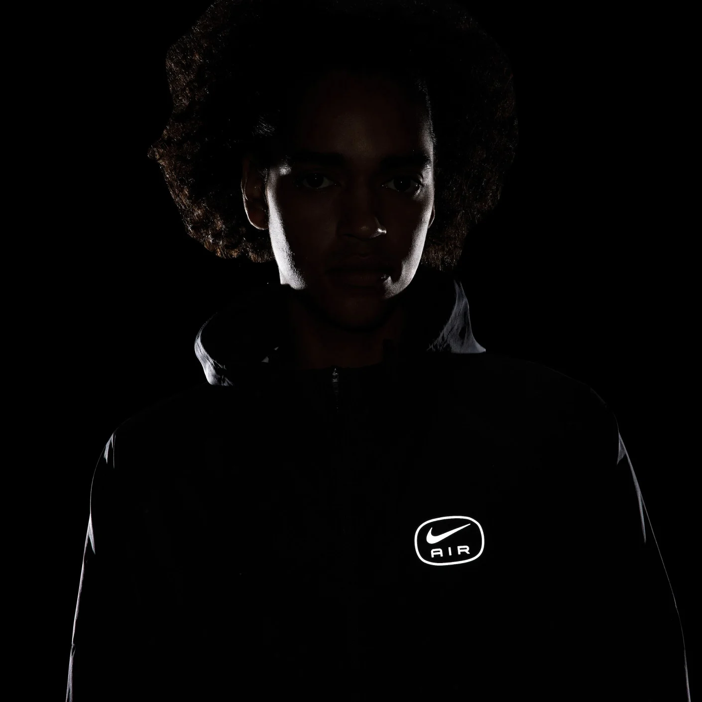 Nike Sportswear Air Trainingspak Full-Zip Woven Zwart Groen Zilver