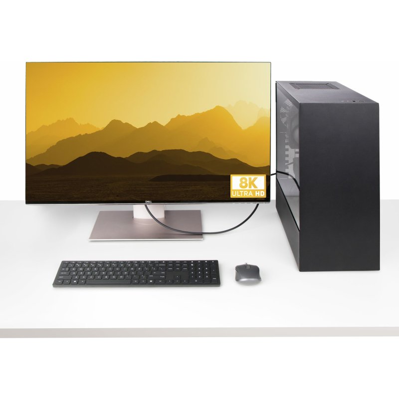 StarTech.com Câble DisplayPort 2.1 de 1m, Câble DisplayPort DP80 Certifié VESA avec UHBR20/HDR/DSC 1.2a/HDCP 2.2, 16K/8K 60Hz, 4K 240Hz, 80Gbps, Câble DP 2.1, Cordon pour Écran/Moniteur UHD, M/M