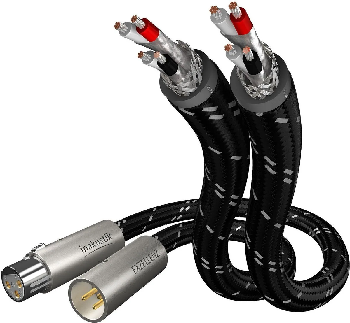 Inakustik Excellence Audio XLR (2 x 1,5 m) Câbles symétriques XLR