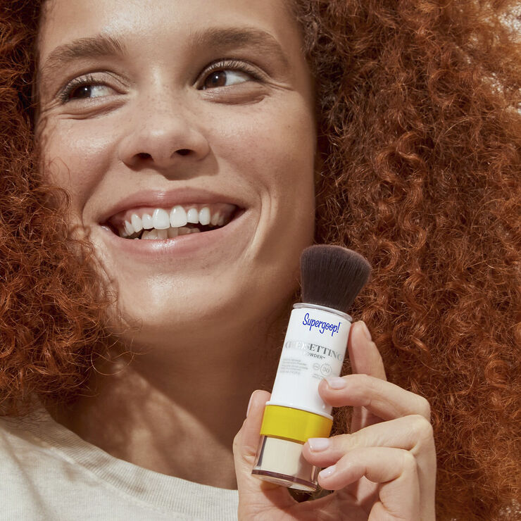 SUPERGOOP (Re)setting 100% Mineral Powder Sunscreen SPF30 PA
