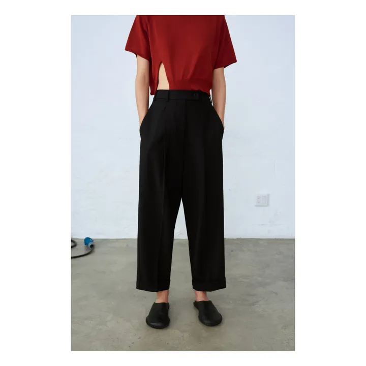 Cordera Pantalon Tailoring Masculin Laine | Noir