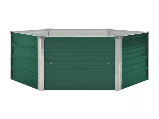Jardinière 129 x 129 x 46 cm cm Acier galvanisé Vert