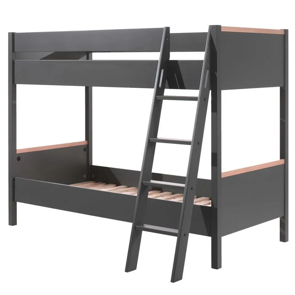 Stapelbed London 90x200 - antraciet