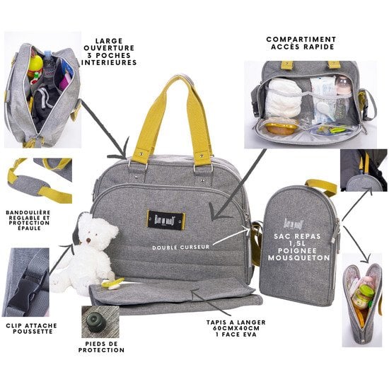 Sac à langer Urban   Yellowstone        de               Baby On Board