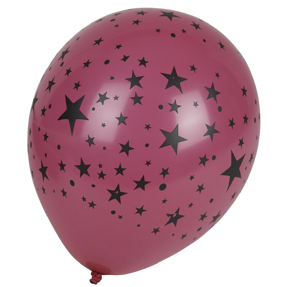 Ballon lumineux LED Illooms motifs étoiles x5