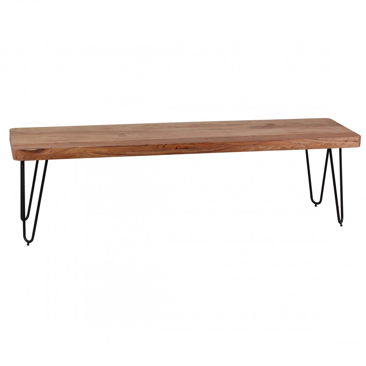 Sitzbank - Akazie massiv lackiert - 160 cm
